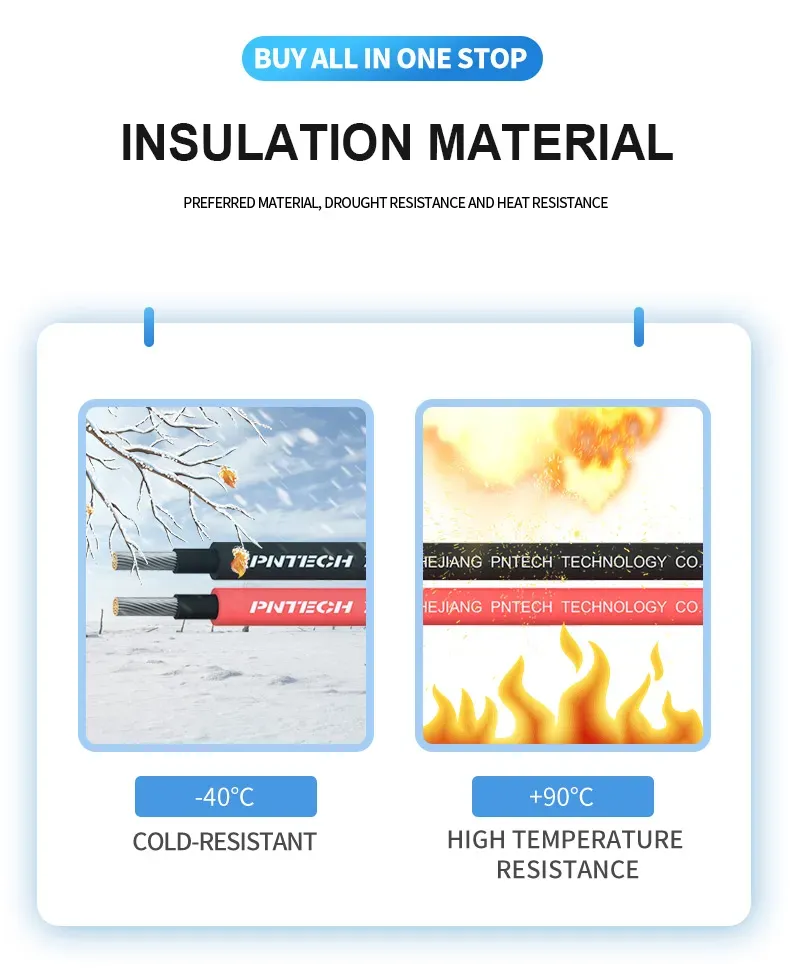 PV solar extension cables 