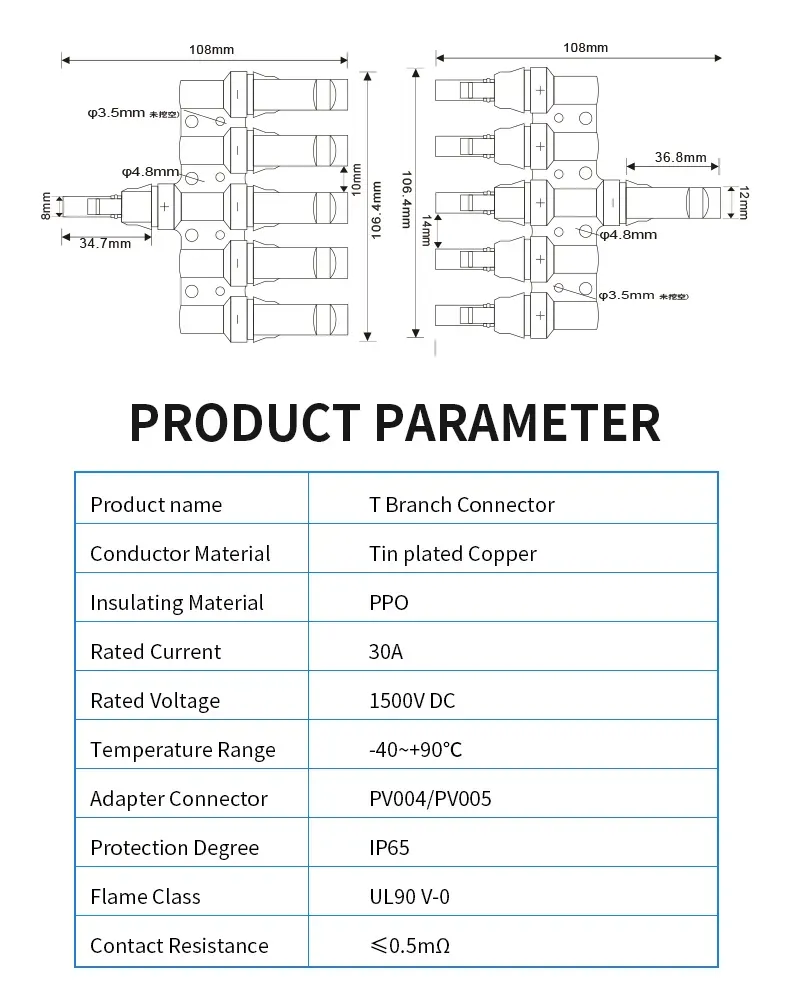 Solar Panel Connectors Types